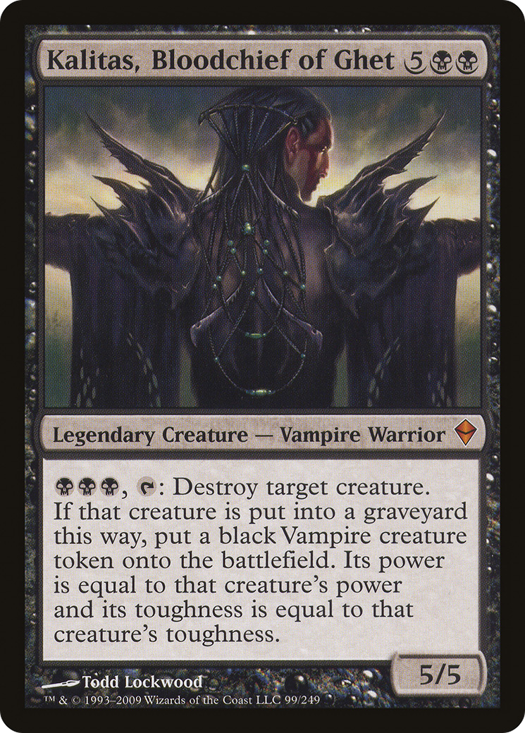 Kalitas, Bloodchief of Ghet (ZEN-099)  Foil - Zendikar