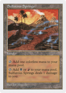Sulfurous Springs (5ED-)  - Fifth Edition