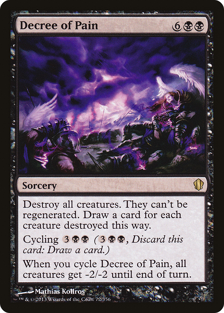 Decree of Pain (C13-072)  - Commander 2013