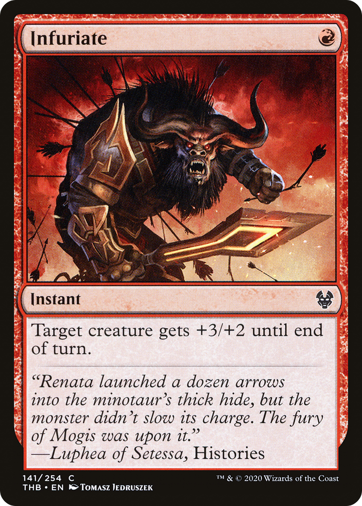 Infuriate (THB-141)  Foil - Theros Beyond Death