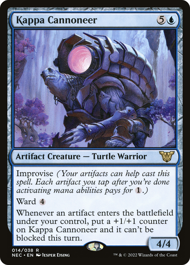 Kappa Cannoneer (NEC-014) - Neon Dynasty Commander