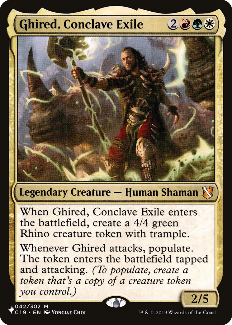 Ghired, Conclave Exile (LIST-C19-42)  - The List