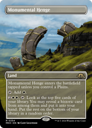 Monumental Henge (Borderless) (MH3-354)  Foil - Modern Horizons 3