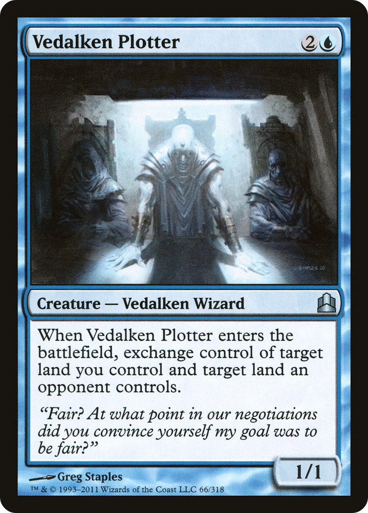 Vedalken Plotter (CMD-066)  - Commander 2011