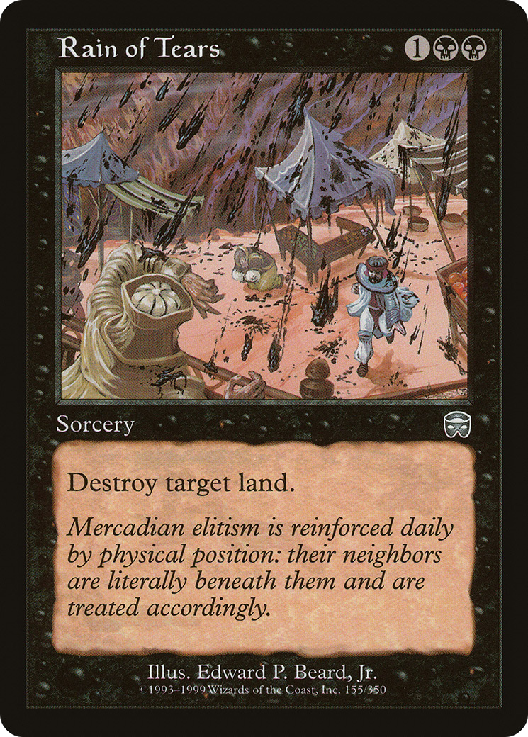 Rain of Tears (MMQ-155)  Foil - Mercadian Masques