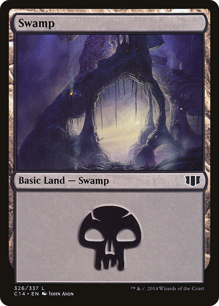 Swamp (326) (C14-326)  - Commander 2014