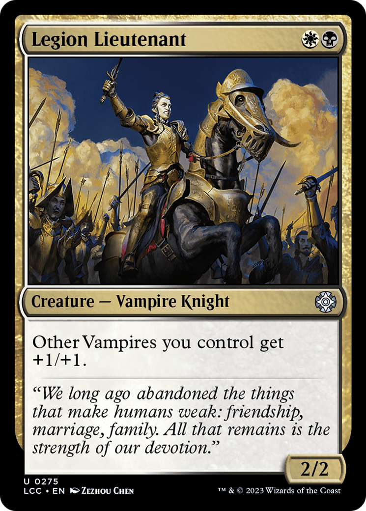 Legion Lieutenant (LCC-275)  - The Lost Caverns of Ixalan Commander