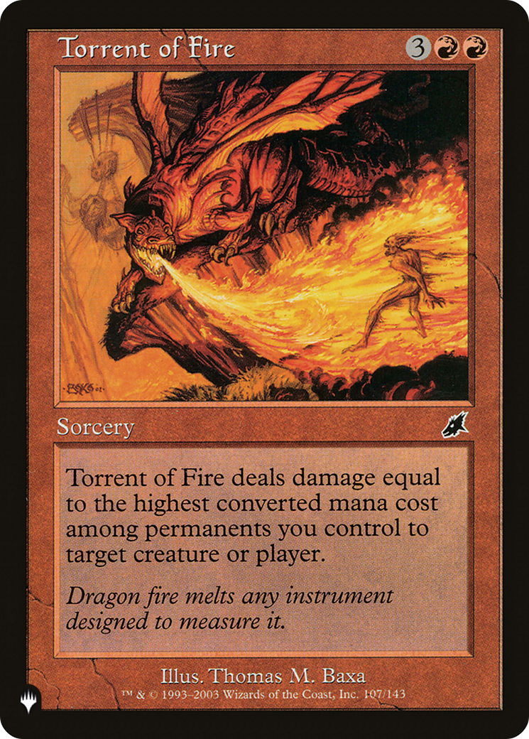 Torrent of Fire (LIST-SCG-107)  - The List