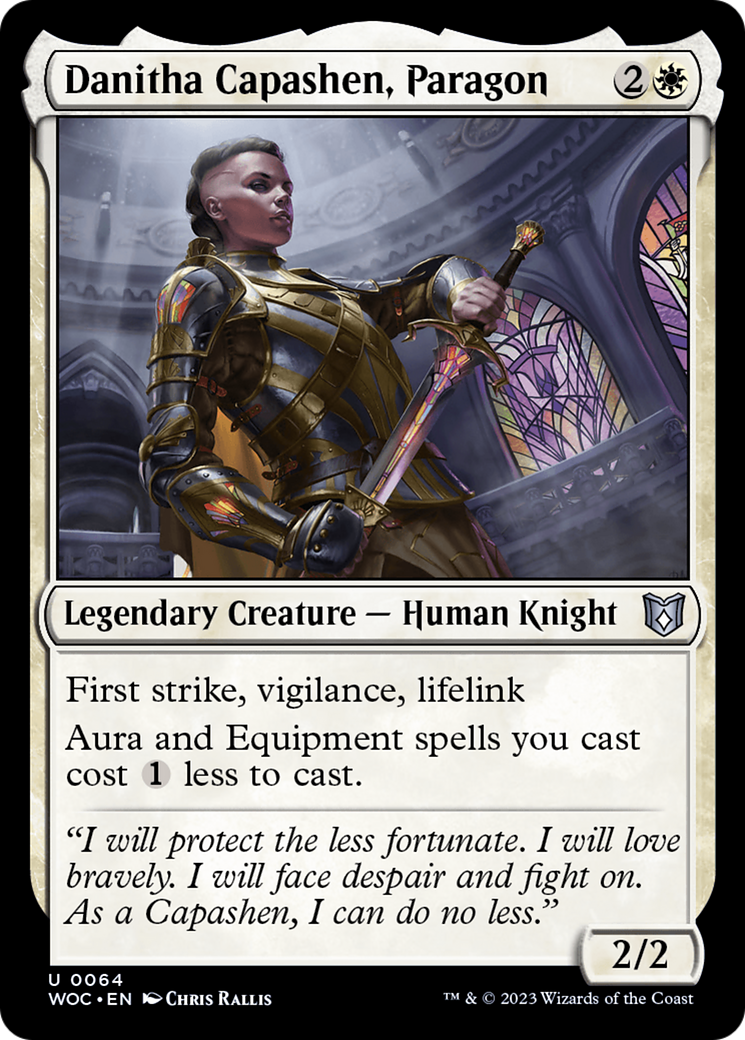 Danitha Capashen, Paragon (WOC-064)  - Wilds of Eldraine Commander