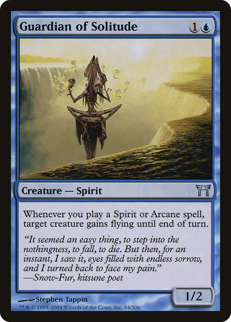 Guardian of Solitude (CHK-064)  - Champions of Kamigawa