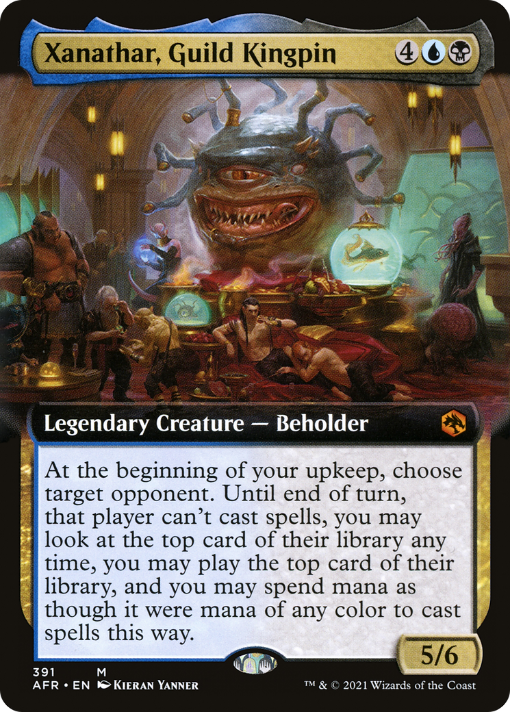 Xanathar, Guild Kingpin (Extended Art) (AFR-391)  - Adventures in the Forgotten Realms: (Extended Art)