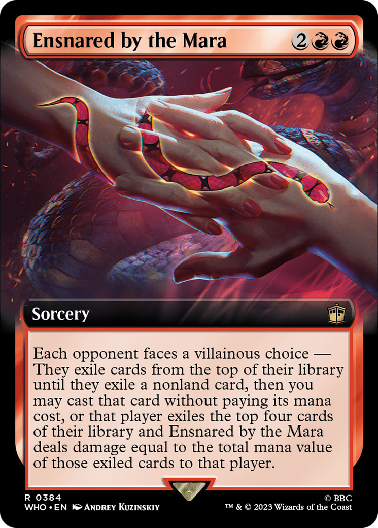 Ensnared by the Mara (Extended Art) (WHO-384)  Foil - Doctor Who: (Extended Art)