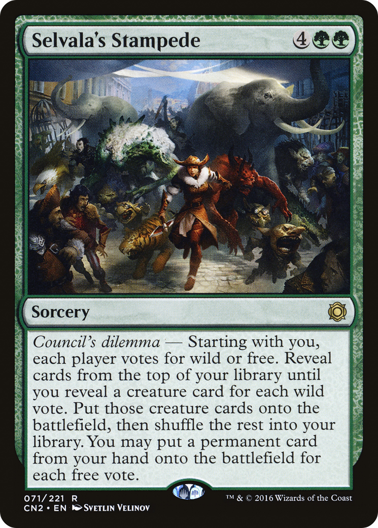 Selvala's Stampede (CN2-071)  - Conspiracy: Take the Crown