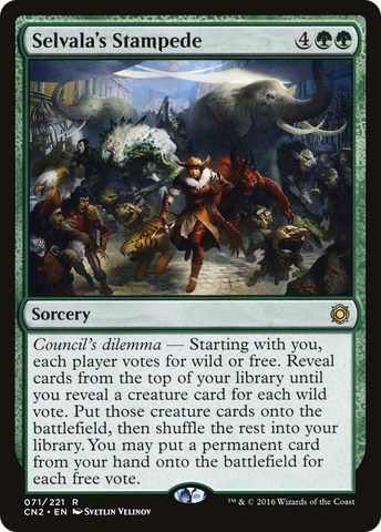 Selvala's Stampede (CN2-071)  Foil - Conspiracy: Take the Crown