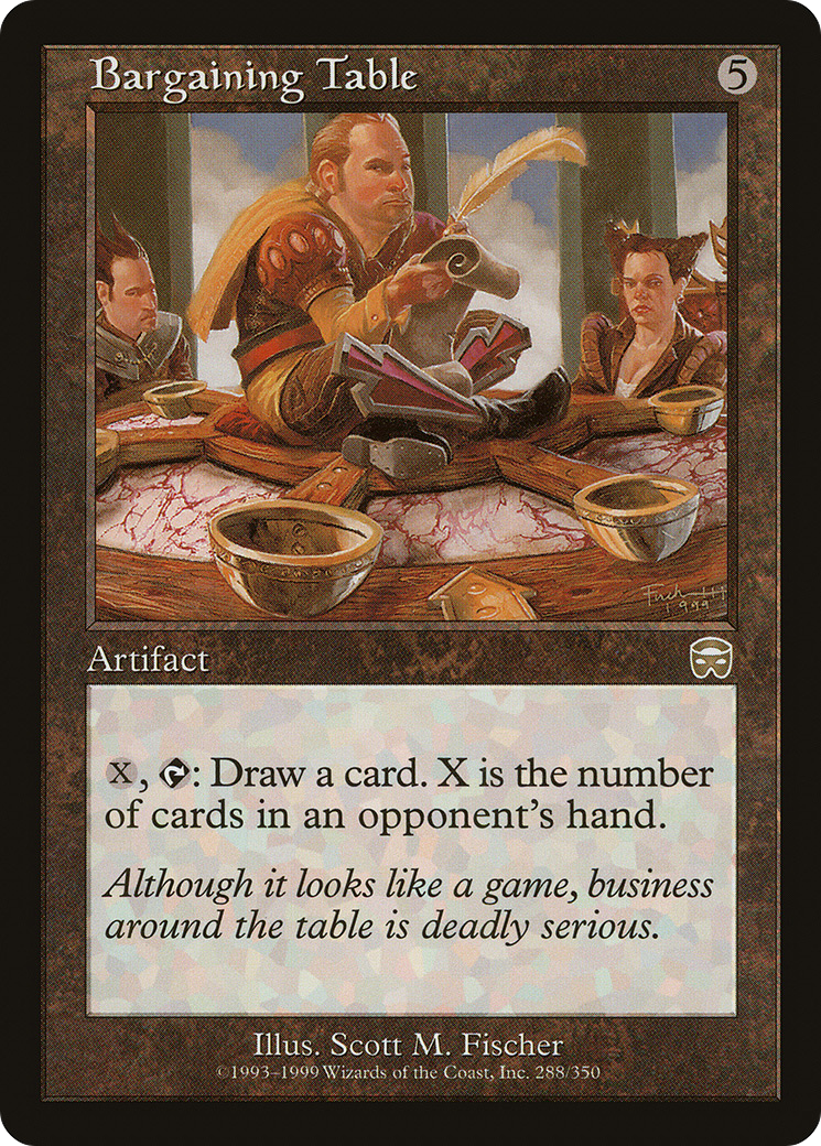 Bargaining Table (MMQ-288)  Foil - Mercadian Masques