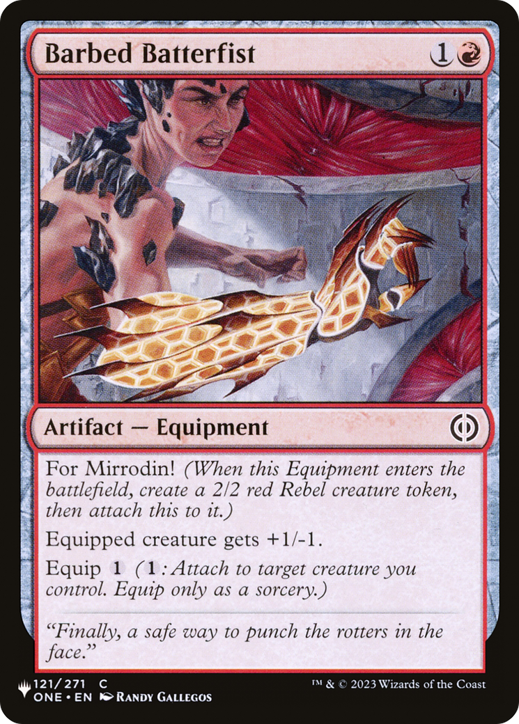 Barbed Batterfist (LIST-ONE-121)  - The List