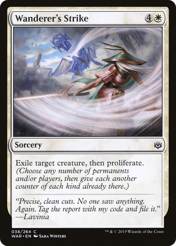 Wanderer's Strike (WAR-038)  - War of the Spark