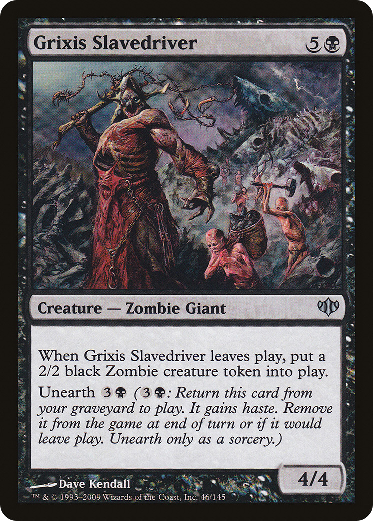 Grixis Slavedriver (CON-046)  Foil - Conflux