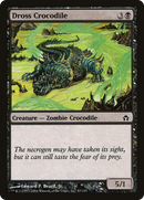 Dross Crocodile (5DN-047)  Foil - Fifth Dawn