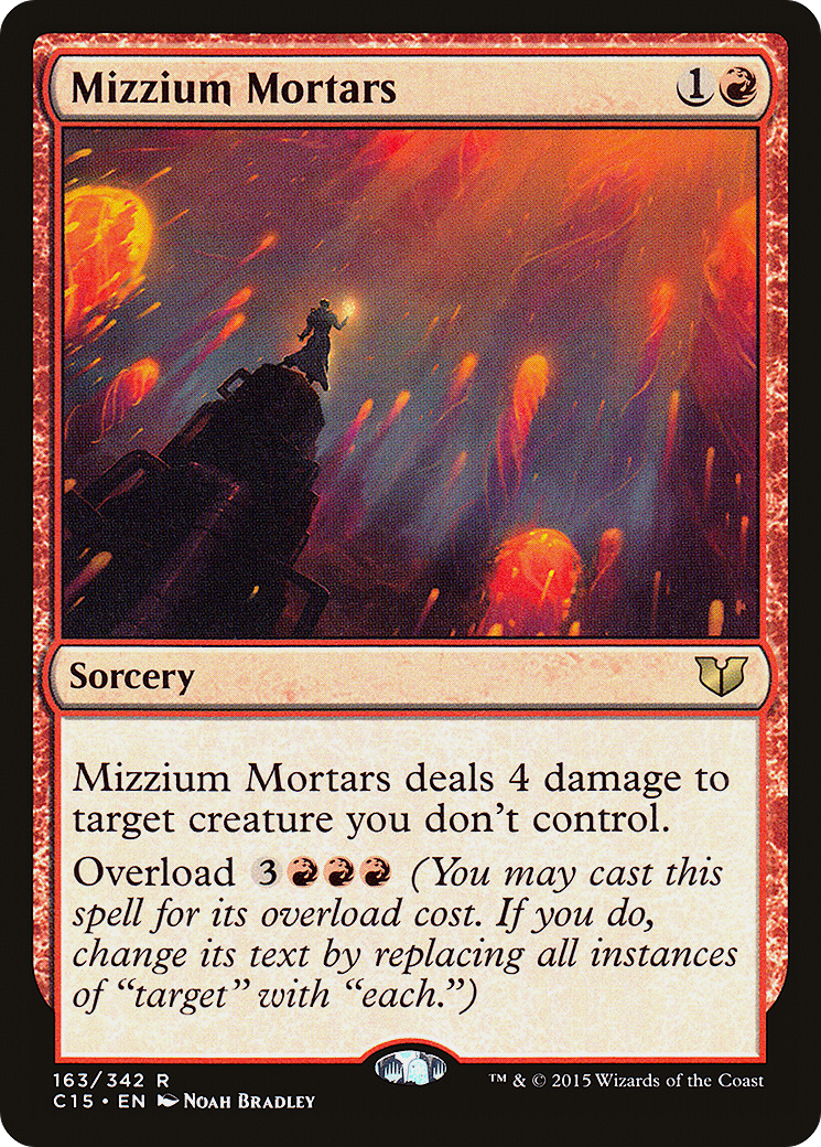 Mizzium Mortars (C15-163)  - Commander 2015