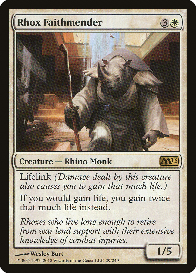 Rhox Faithmender (M13-029) - Magic 2013 Foil
