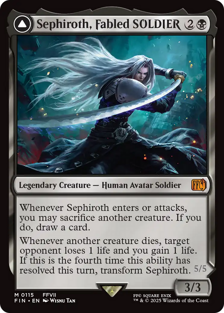 Sephiroth, Fabled SOLDIER (FIN-115)  Foil - FINAL FANTASY