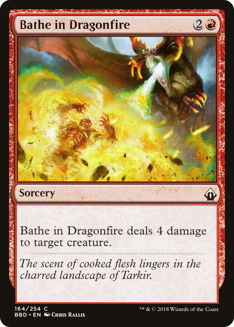 Bathe in Dragonfire (BBD-164)  Foil - Battlebond