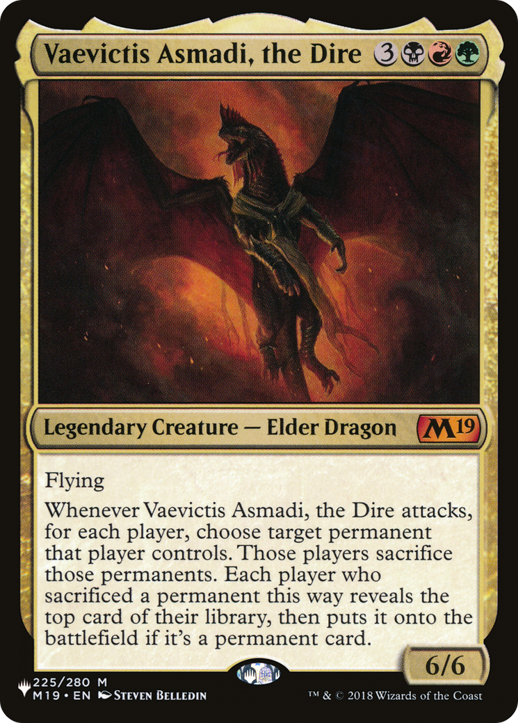 Vaevictis Asmadi, the Dire (LIST-225/280)  - The List