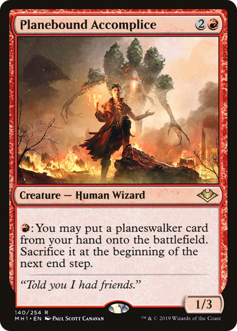 Planebound Accomplice (MH1-140)  - Modern Horizons