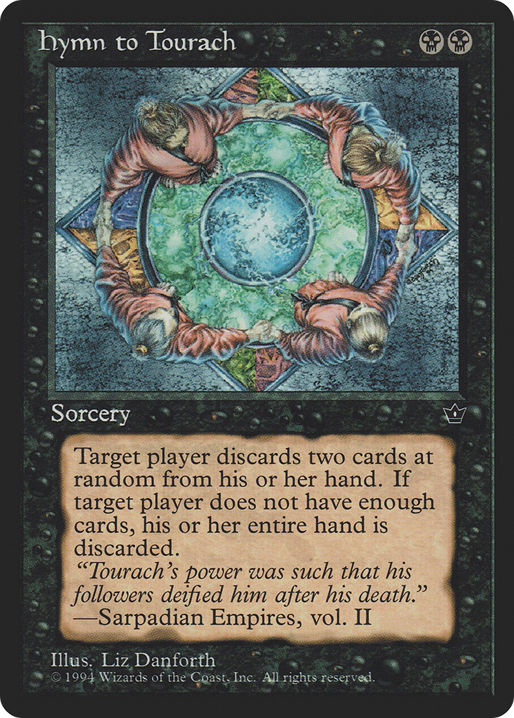 Hymn to Tourach (Circle) (FEM-)  - Fallen Empires