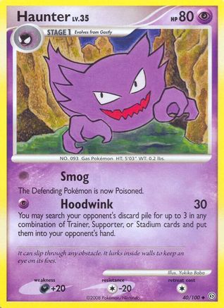 Haunter 040  - Reverse Holofoil Stormfront - Uncommon