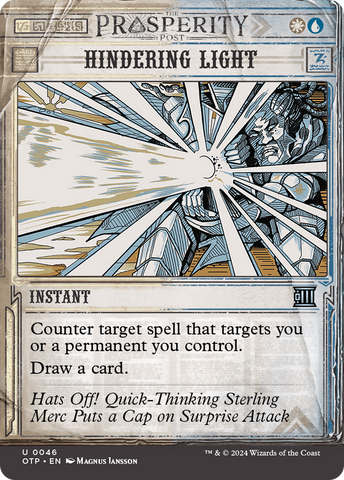 Hindering Light (OTP-046)  - Breaking News: (Showcase) (Borderless)