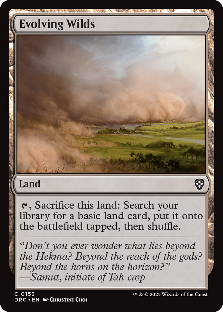Evolving Wilds (0153) (DRC-153)  - Commander: Aetherdrift