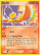 Ho-Oh 027  - Reverse Holofoil Unseen Forces - Rare