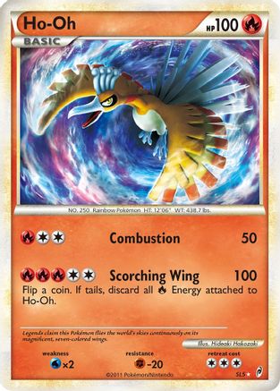 Ho-Oh (Shiny) SL5  - Holofoil Call of Legends - Shiny Holo Rare