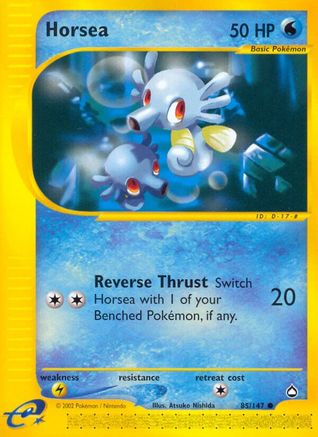 Horsea (85) 085  - Reverse Holofoil Aquapolis - Common