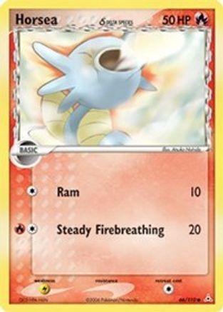 Horsea (Delta Species) 066/110  - Reverse Holofoil Holon Phantoms - Common