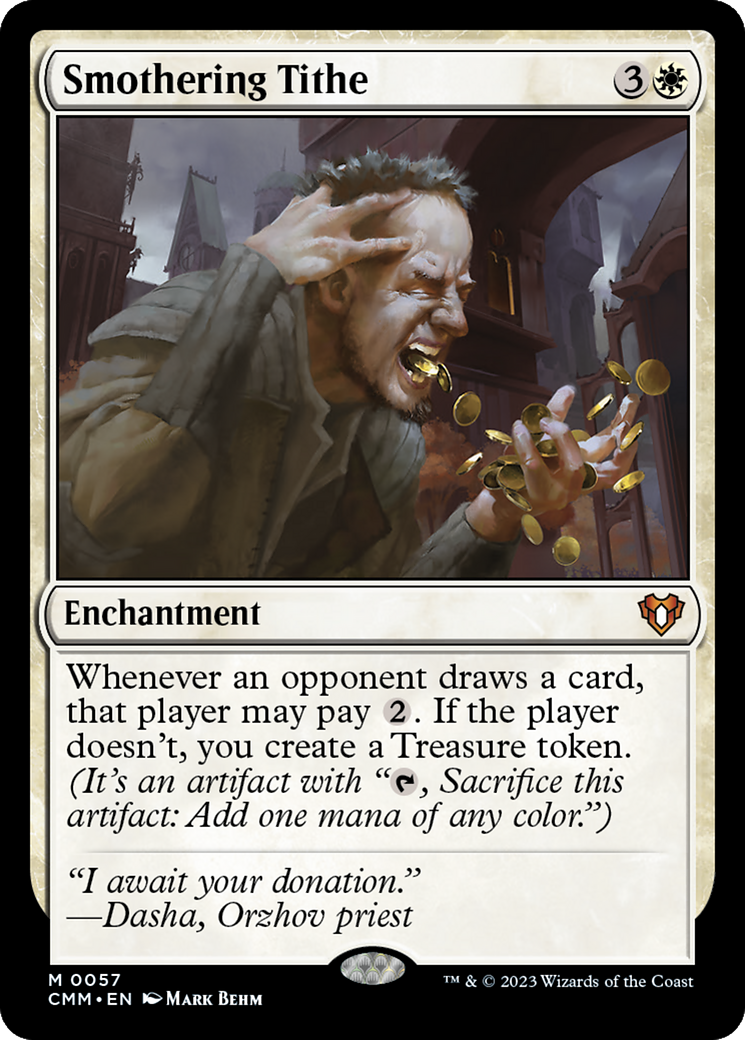 Smothering Tithe (CMM-057)  - Commander Masters