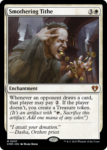 Smothering Tithe (CMM-057)  Foil - Commander Masters