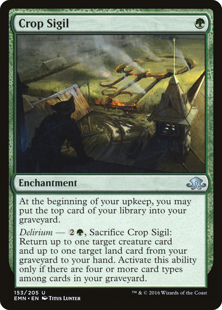 Crop Sigil (EMN-153)  Foil - Eldritch Moon