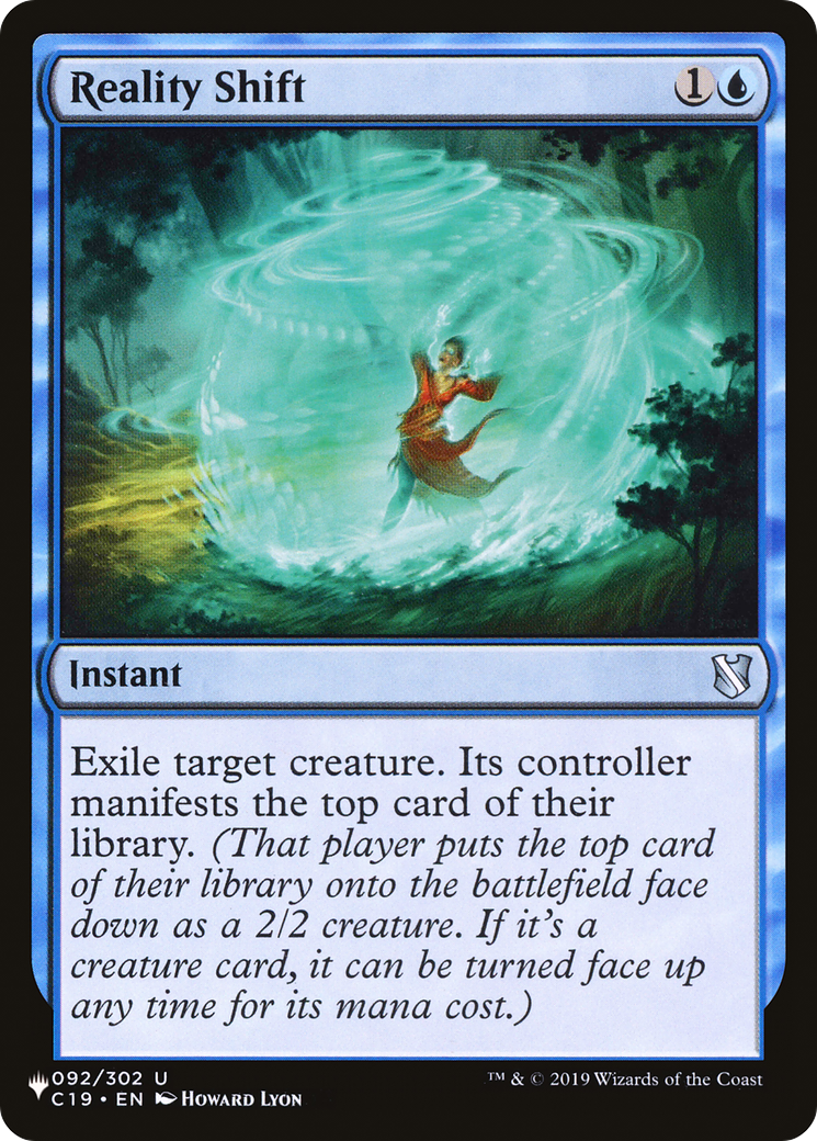 Reality Shift (LIST-C19-92)  - The List