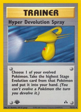 Hyper Devolution Spray 073/75  - Unlimited Neo Discovery - Uncommon