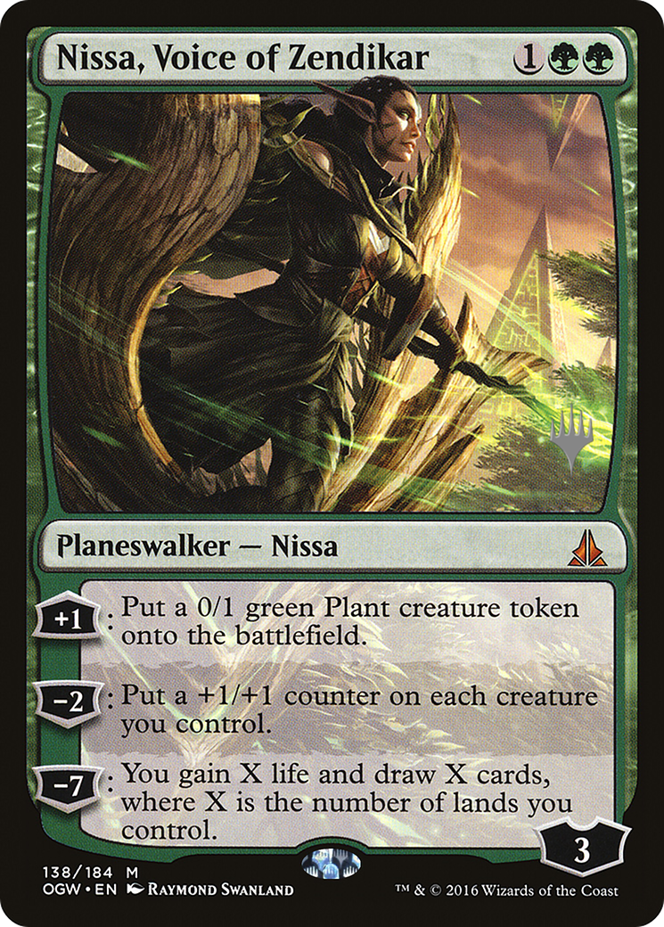 Nissa, Voice of Zendikar (PPIKO-138)  Foil - Oath of the Gatewatch Promos