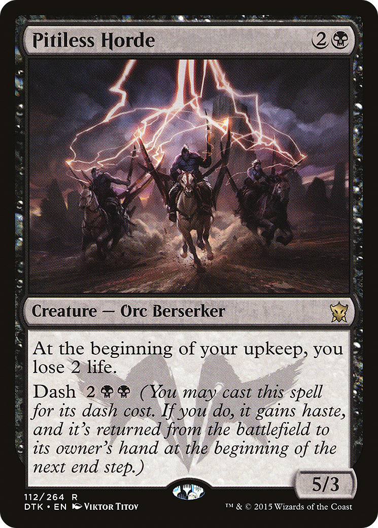 Pitiless Horde (DTK-112)  Foil - Dragons of Tarkir