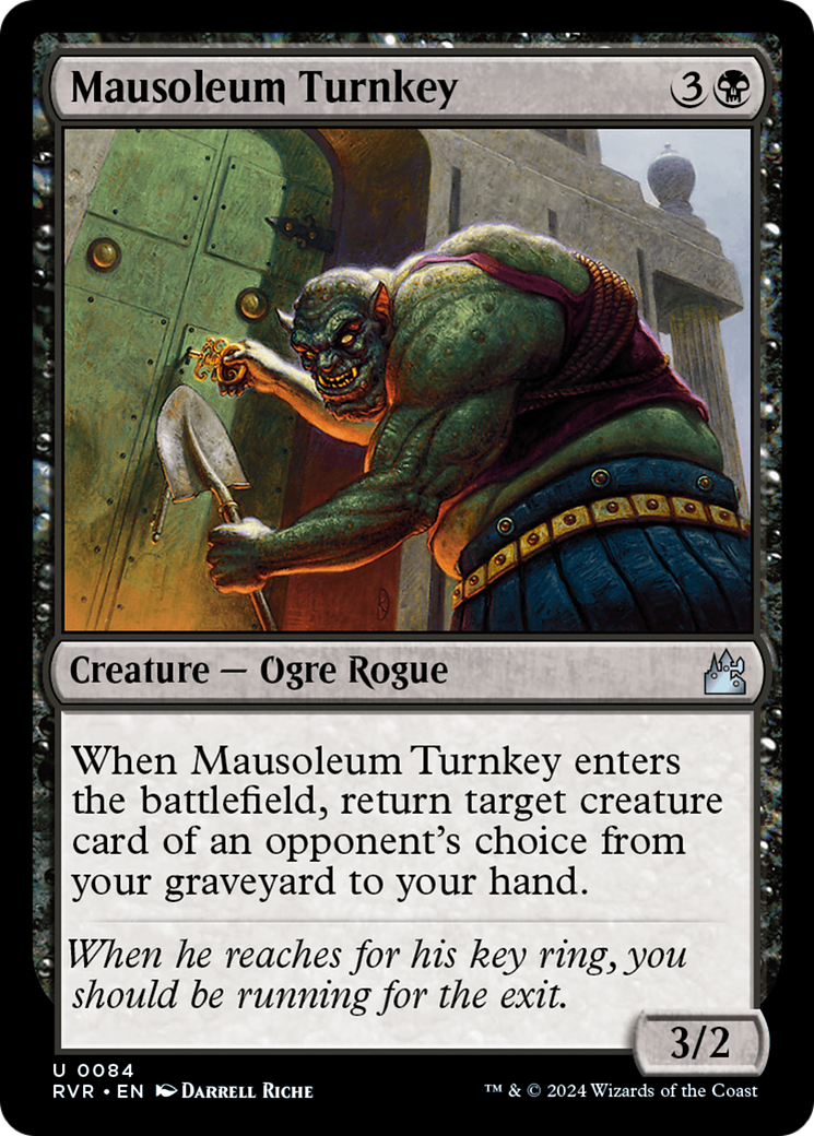 Mausoleum Turnkey (RVR-084)  Foil - Ravnica Remastered