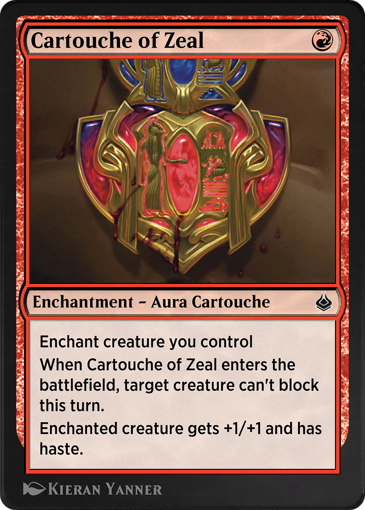 Cartouche of Zeal (AKR-145)  - Amonkhet Remastered