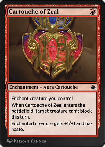 Cartouche of Zeal (AKR-145)  - Amonkhet Remastered