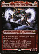 Goro-Goro, Disciple of Ryusei (Showcase) (NEO-320)  Foil - Kamigawa: Neon Dynasty: (Showcase)