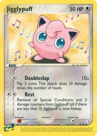 Jigglypuff 041/95  - Reverse Holofoil Team Magma vs Team Aqua - Common