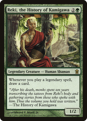 Reki, the History of Kamigawa (SOK-142)  Foil - Saviors of Kamigawa